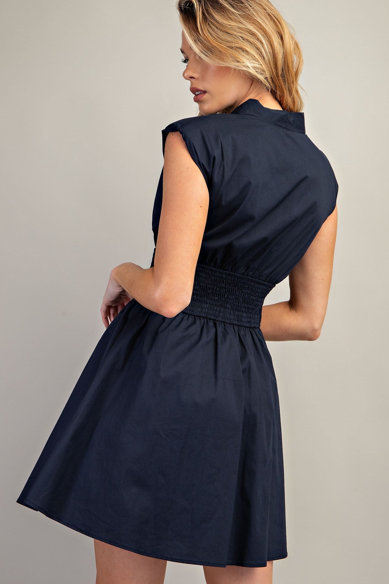 Emery Dress (Navy)