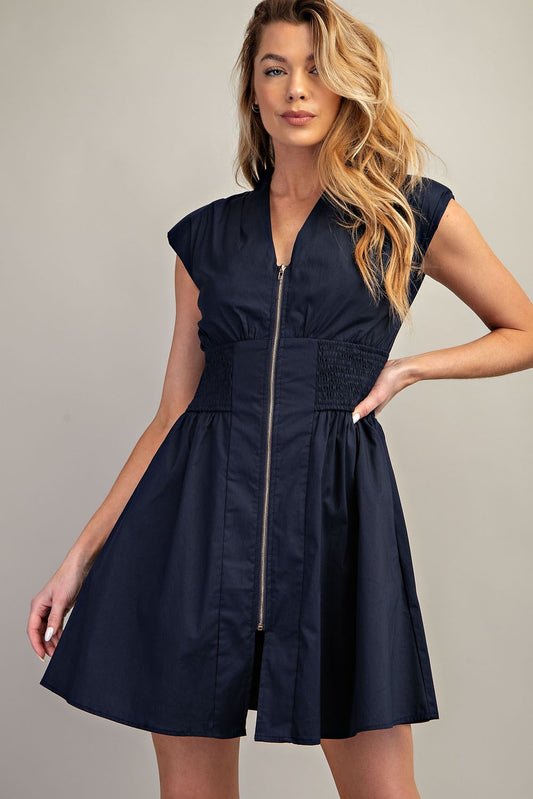 Emery Dress (Navy)