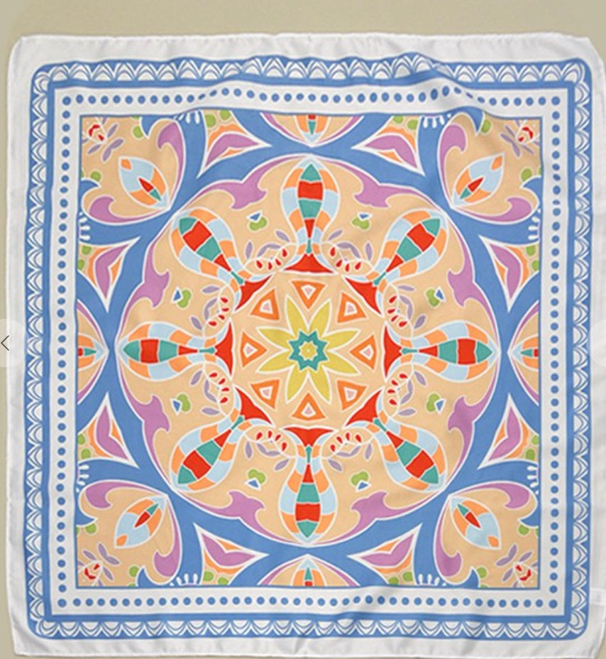 Tribal Print Bandana Scarf