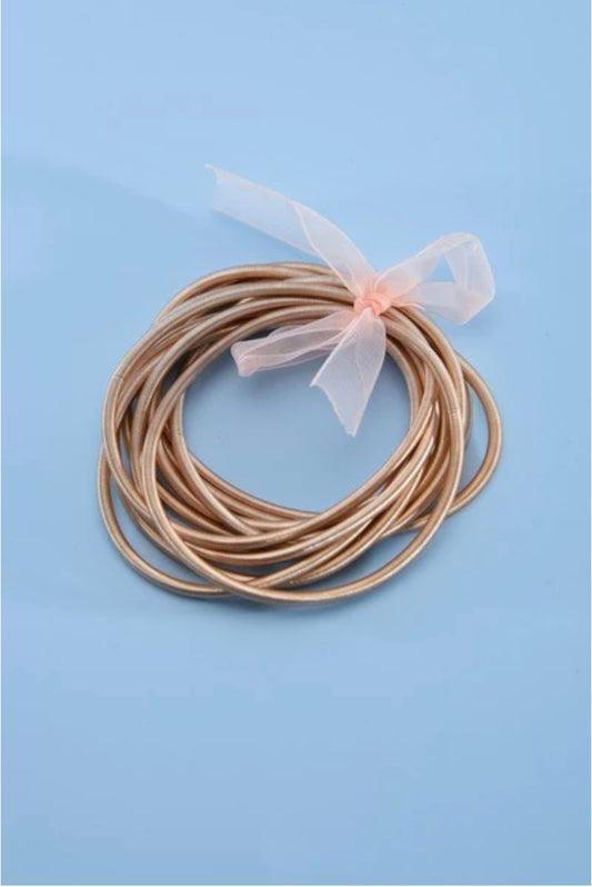 Thick Guitar String Bracelets- 10pc set