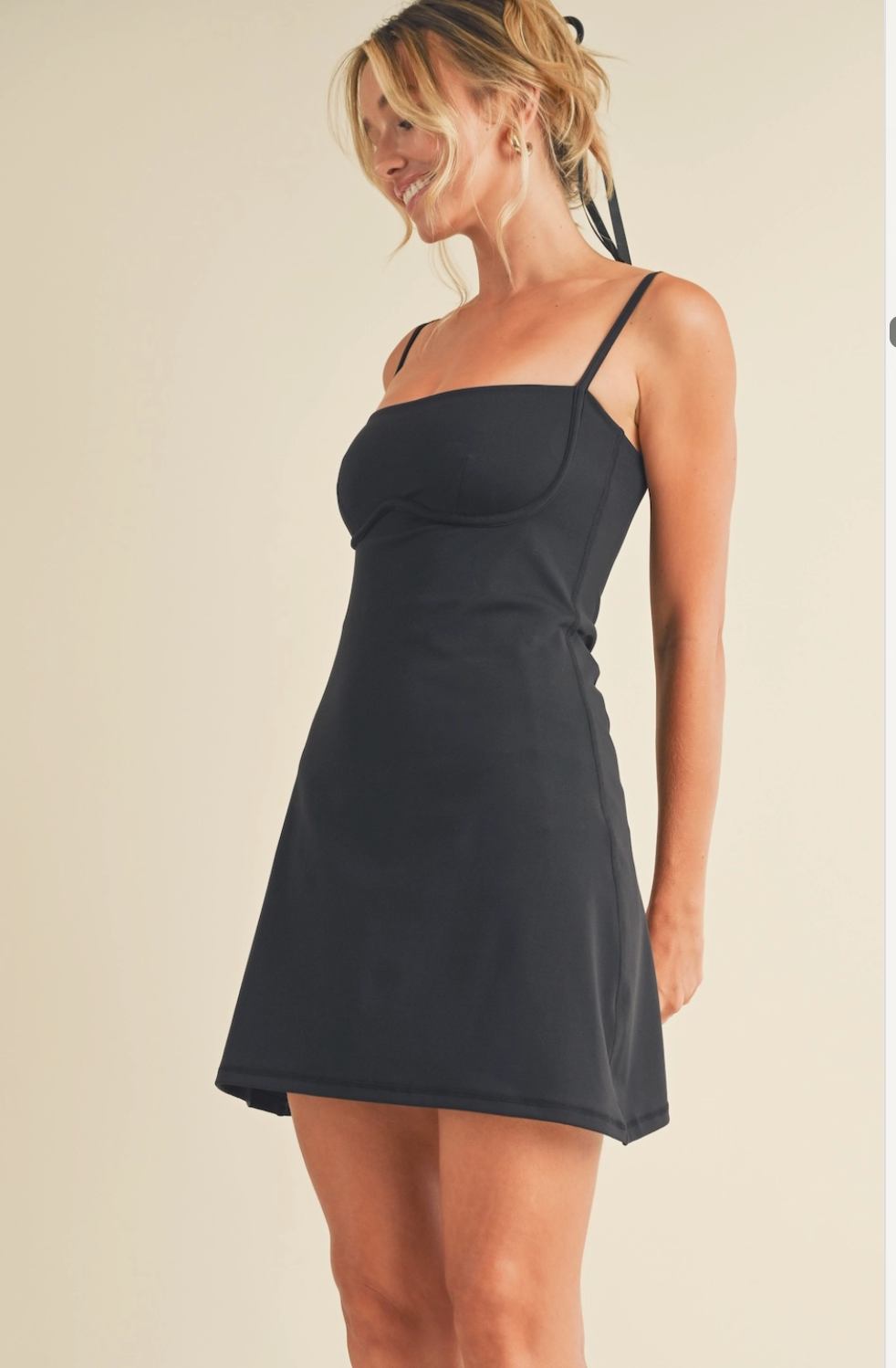 Emily Tennis Dress - Black